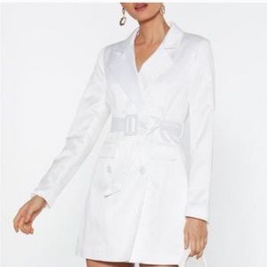 Nasty Gal l White Blazer Dress